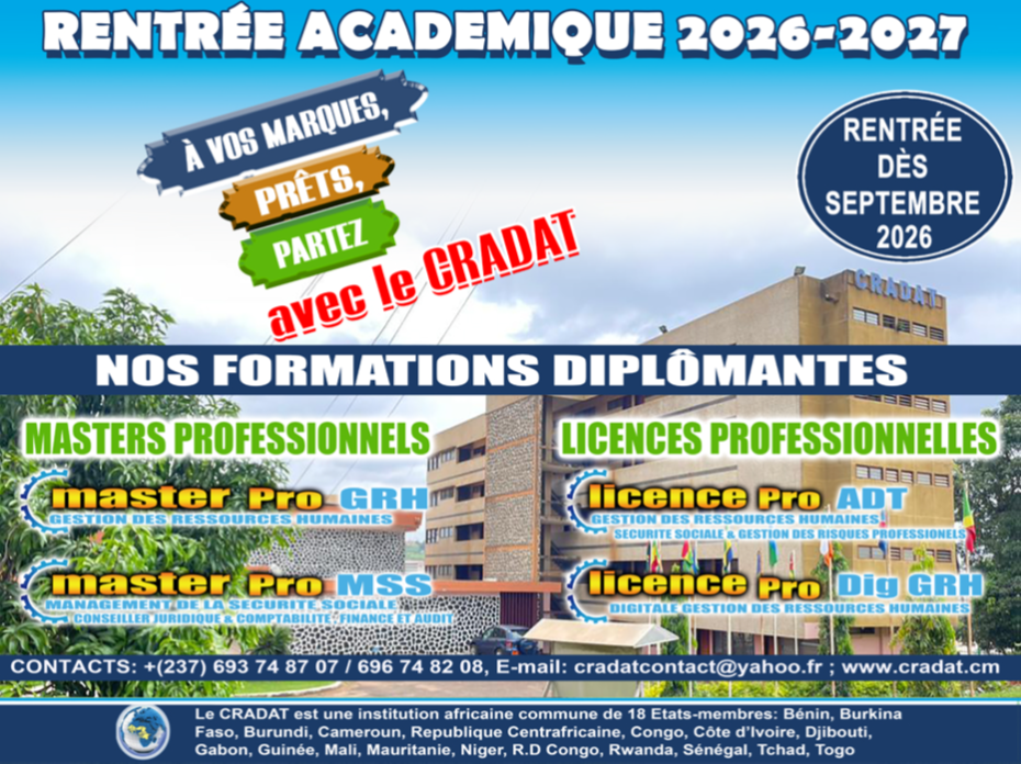 Affiche Rentrée Académique 2026-2027